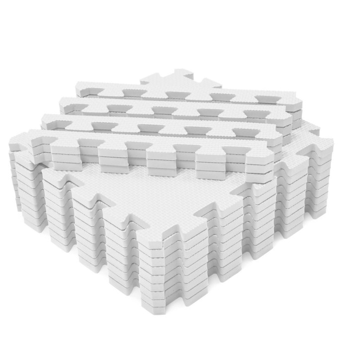 White Single Mat